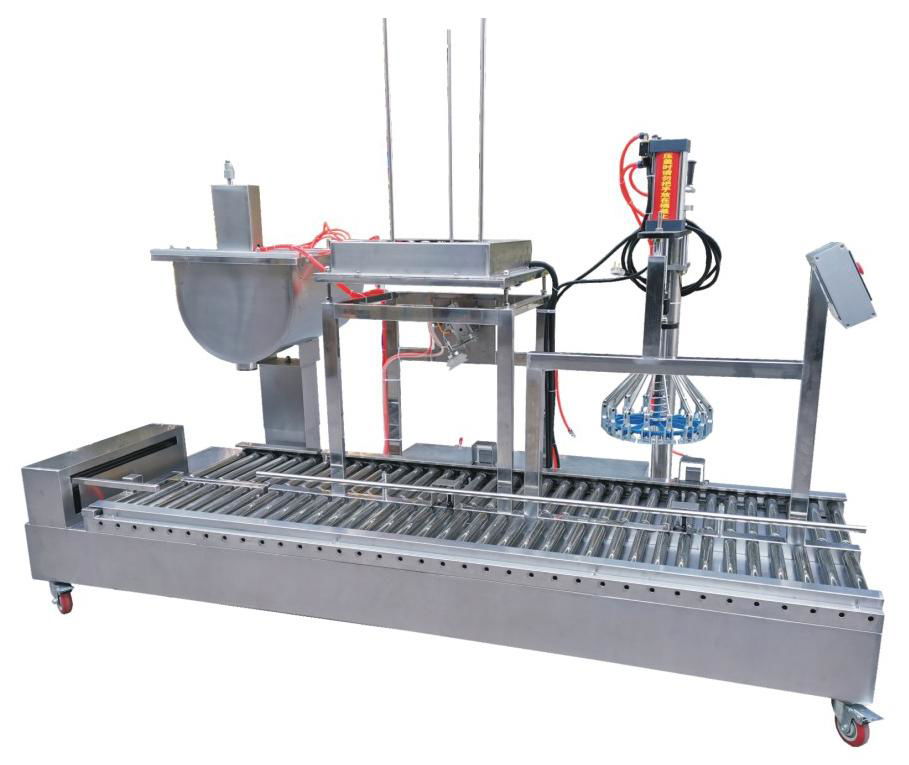 Automatic Metal Tinplate Can Bucket Filling&Capping Machine for Coating Emulsion 2