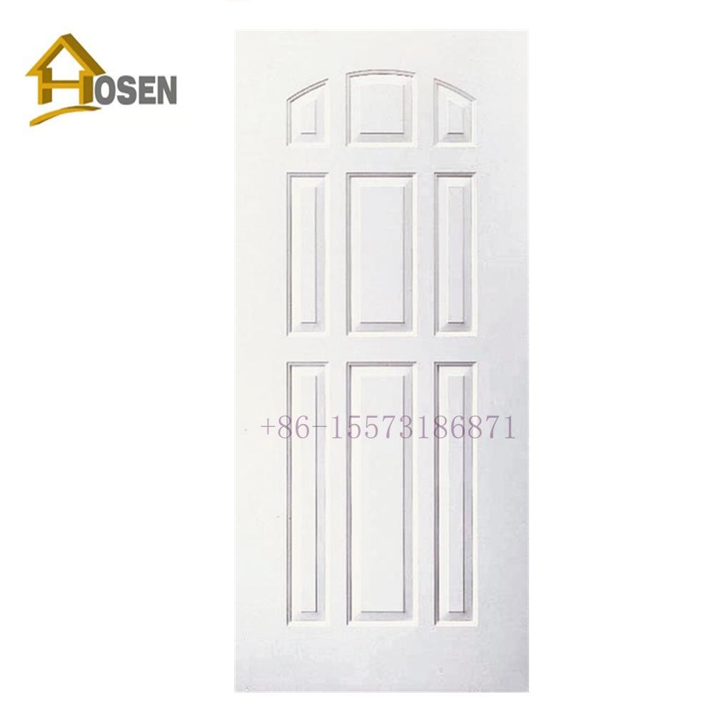 white primed MDF door with wood frame 2