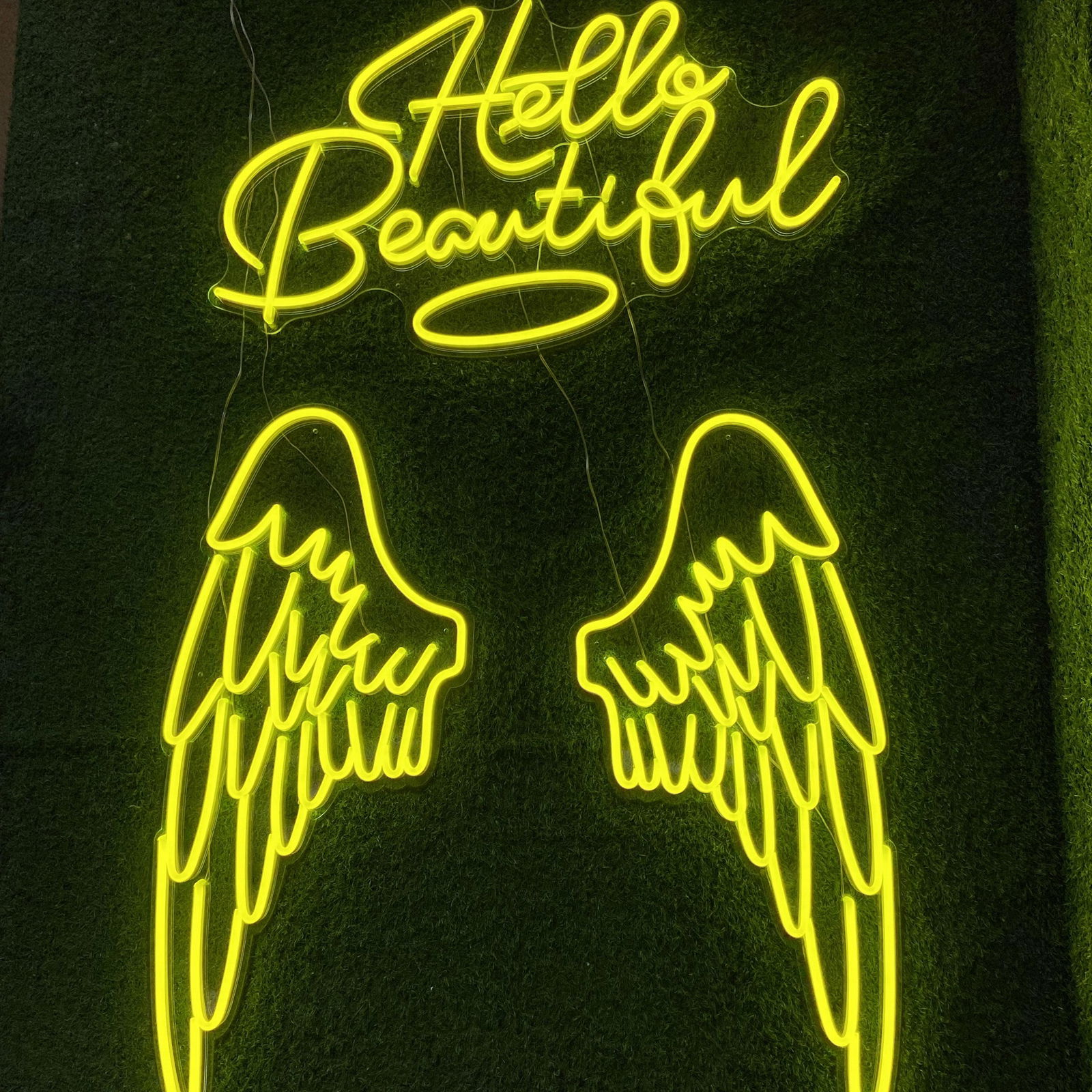 Nice Color and Size Customized Acrylic board Marriage Heart shape LED Neon Sign 4