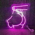 Hot selling powered plastic LED love outdoor sign neon light