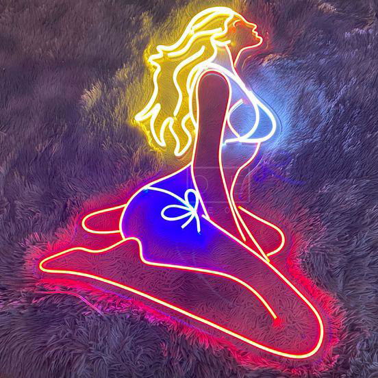 Hot selling powered plastic LED love outdoor sign neon light 5