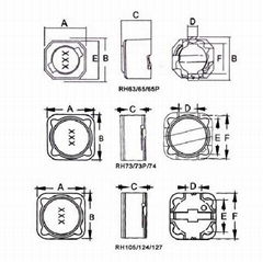 common chokes series inductors SMD inductors