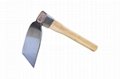 White iron steel Japanese style small hoe 2