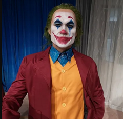 Customized Super Realistic Lifesize Joker Celebrity Wax Figure