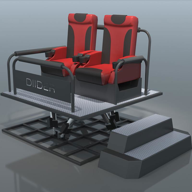 6DOF 2 Seats 5D Cinema Motion Platform