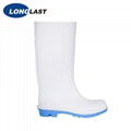 White Safety Rubber Boots For Food