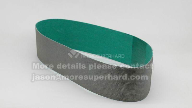 Electroplated abrasive belts