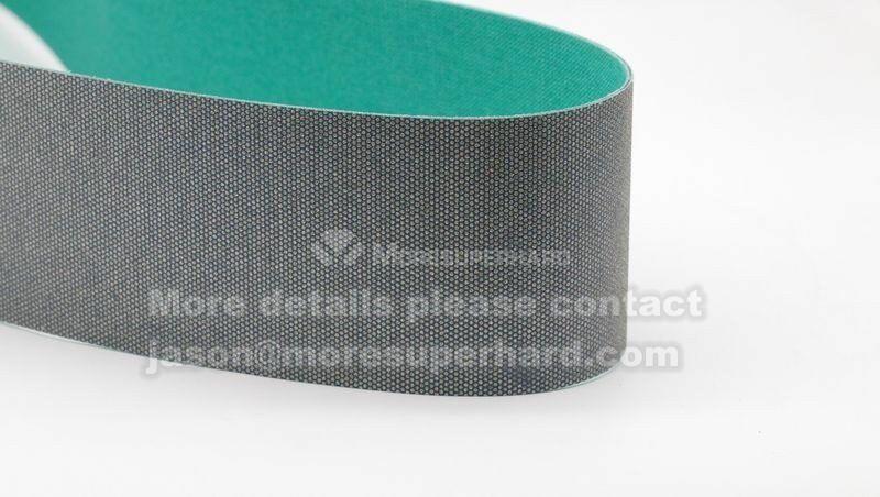 Electroplated abrasive belts 5