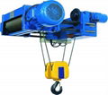 Low headroom wire rope electric hoist