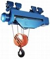 Low headroom wire rope electric hoist 3