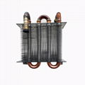 Finned hydrophilic foil evaporator for copper tube condenser of oxygen generator 3