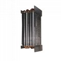 Copper tube evaporator finned hydrophilic foil condenser for display cabinet 3