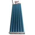 Copper tube evaporator finned