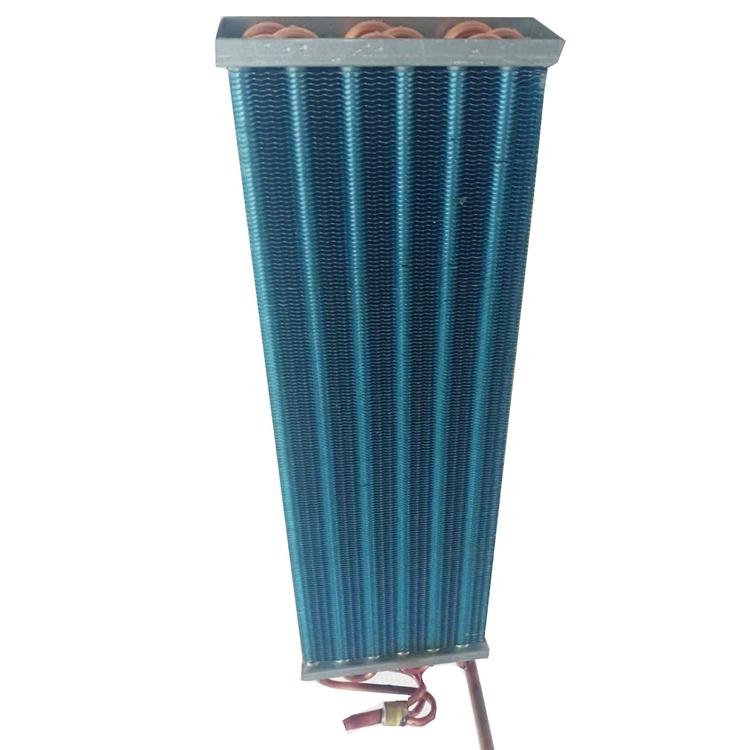 Copper tube evaporator finned hydrophilic foil condenser for kitchen air conditi 2