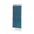 Copper tube evaporator finned