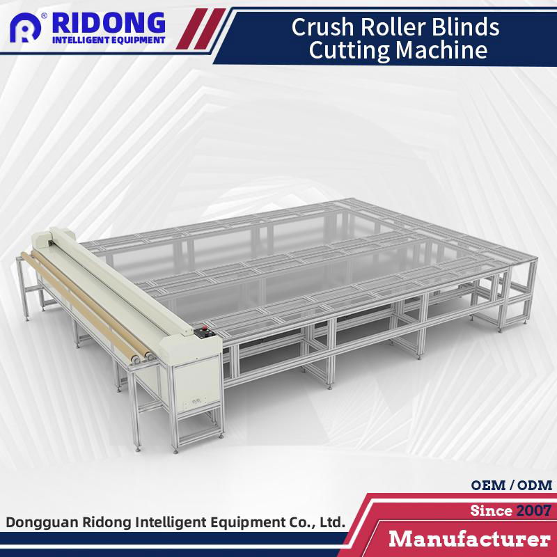 Automatic zebra blinds/roller blinds crush cutting machine