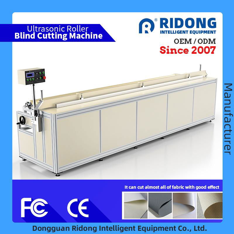 Ultrasonic roller blinds cutting machine