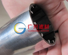 Stainless steel filter wedge wire self-cleaning filter element