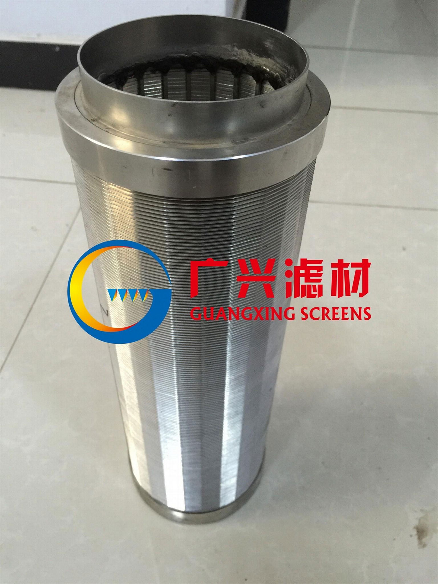 Stainless steel filter wedge wire self-cleaning filter element 3