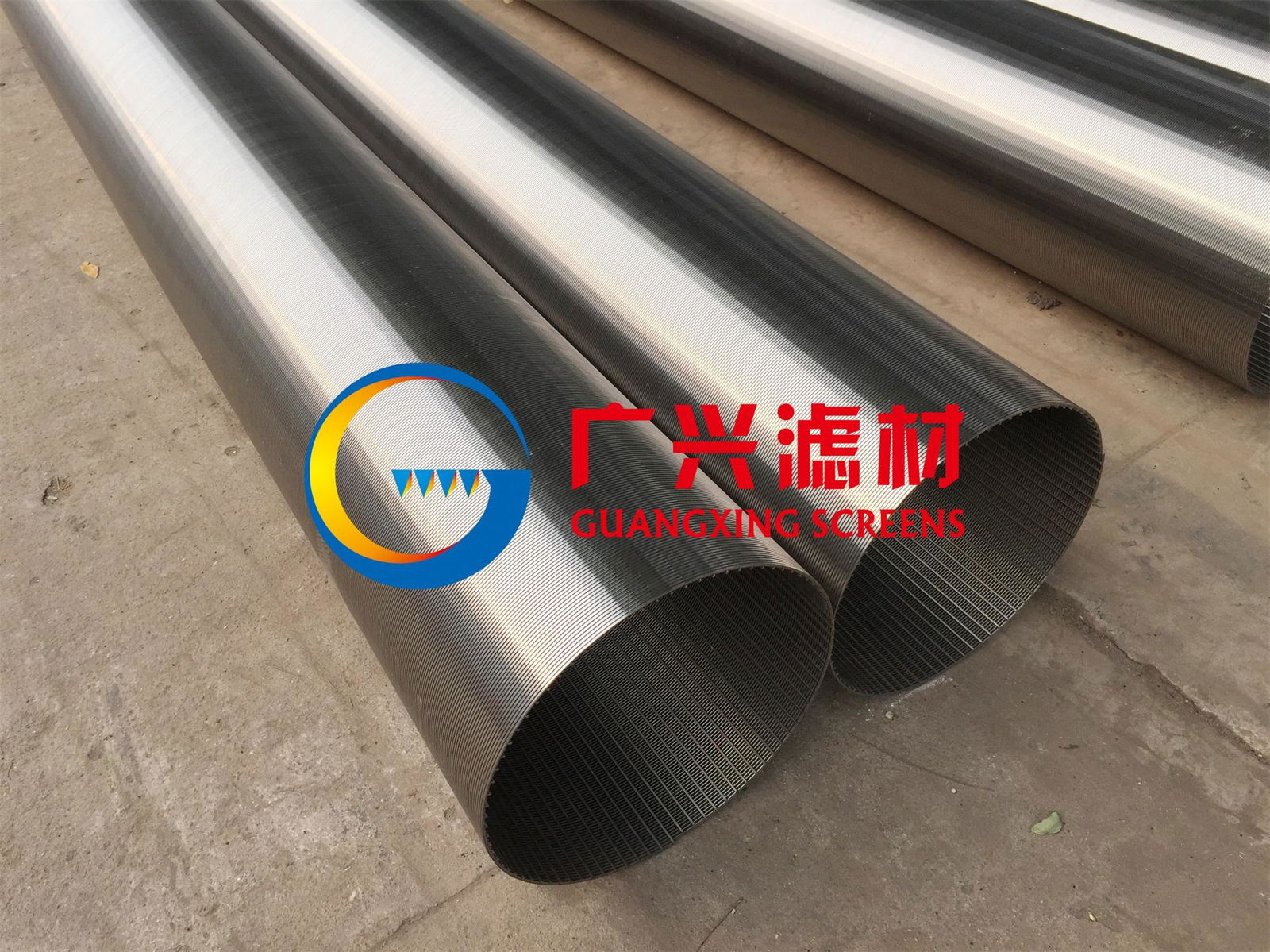 Stainless steel wedge shaped sand control filter tubes for water wells 2