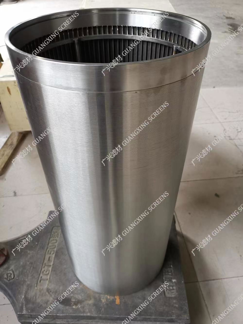 Wastewater treatment screen tube reinforced filter cartridge 4