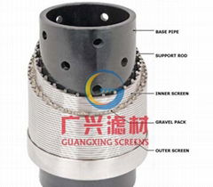 Special filter pipe for 1500 meter deep water well filtration layer