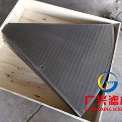 Wedge mesh welded sieve plate filter screen for beer saccharification tank