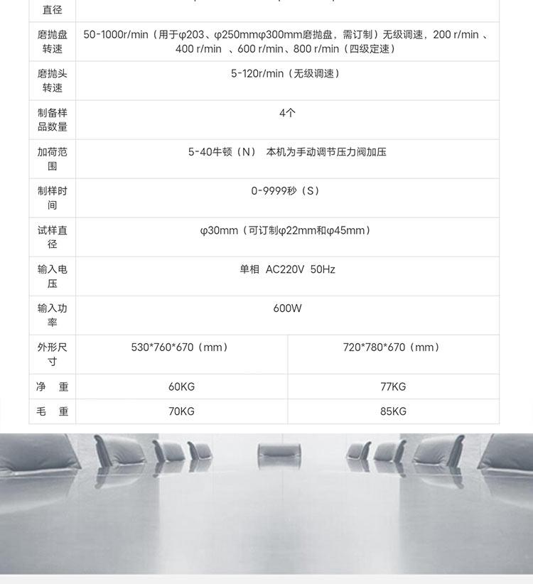 苏州（ABS款）触摸屏自动金相试样磨抛机YMPZ-1 YMPZ-2M型 3
