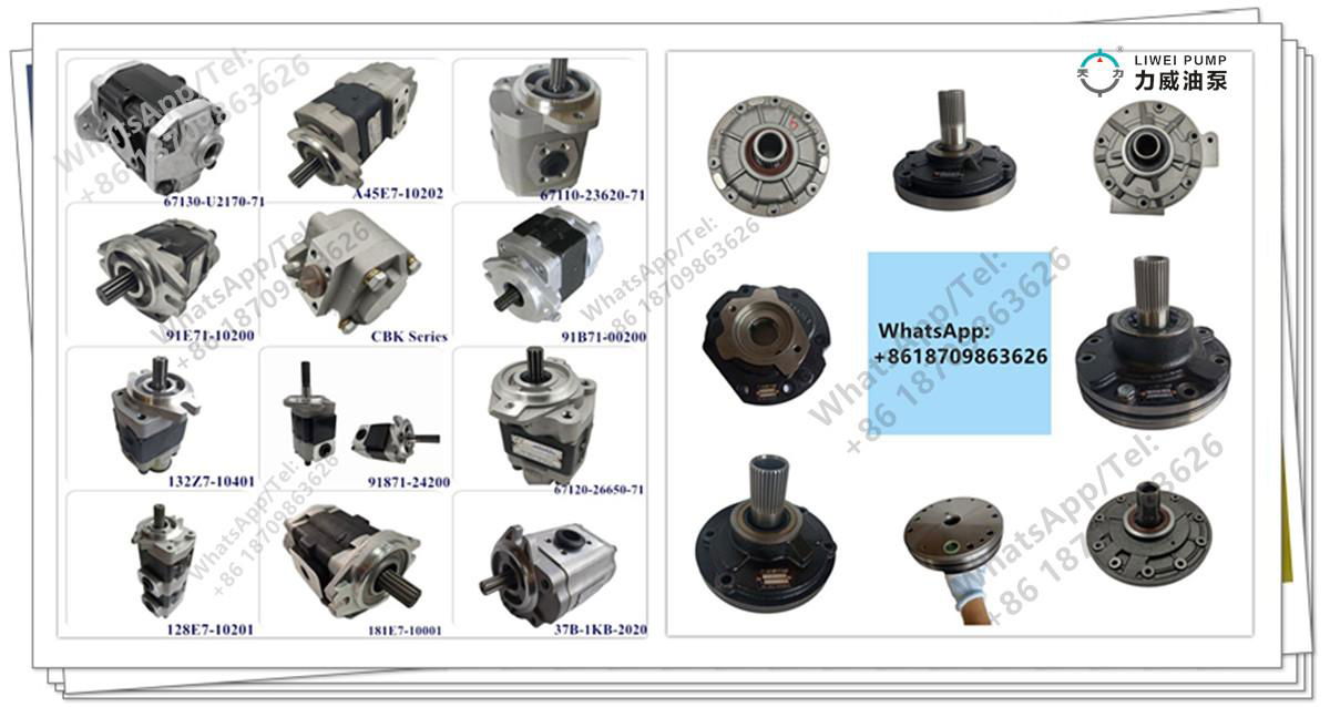 69101-FK281 Forklift Spares Hydraulic Pump 91E71-10200 3