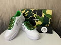 Bathing Ape Bape Sta Low White Green