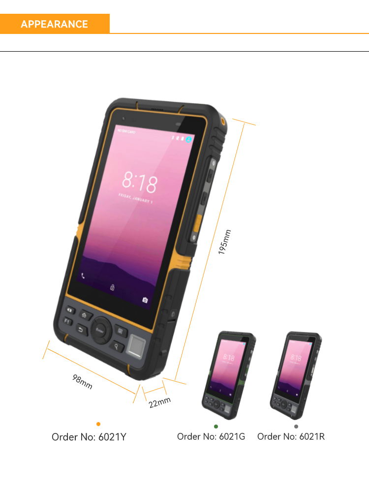 HUGEROCK T60 Highly Reliable R   ed PDA From Shenzhen SOTEN Technology 2