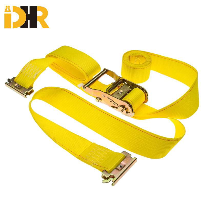 2x 4400lbs E Track Ratchet Strap Tie Down for Trailer