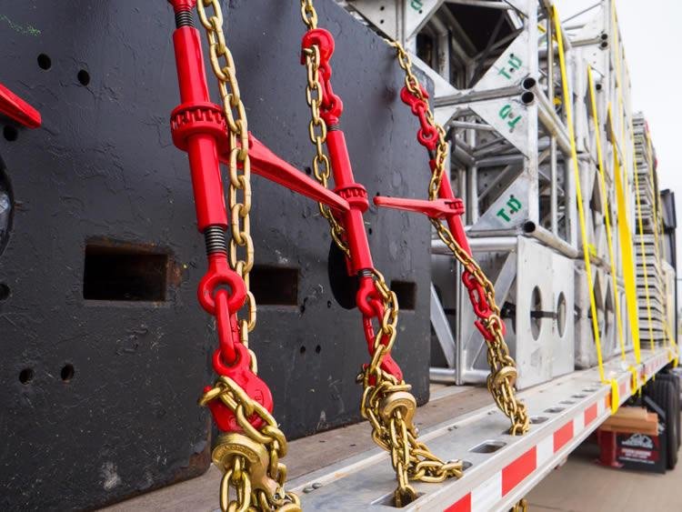 Heavy Duty G70 Load Chain With Grab Hook And Ratchet Load Binders 5
