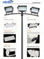 Hishine Hi-Focus Professional Cheap Stadium Flood Mast Light320W600W1200W 5