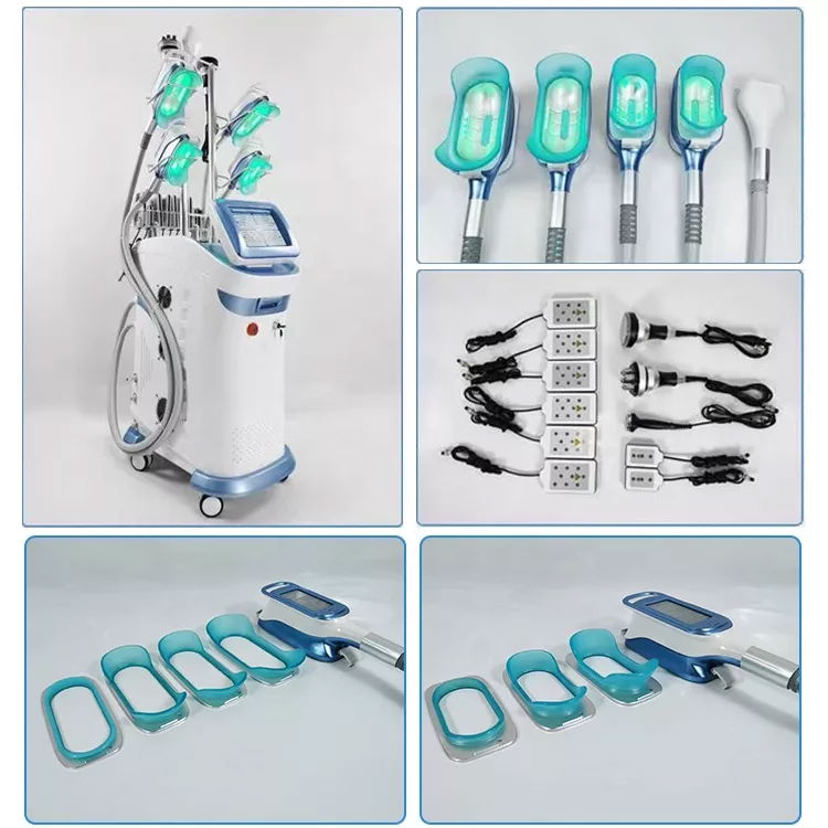 Vertical Cryo+Cav+RF+Lipolaser Beauty Machine 3