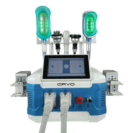 Portable Cryo+Cav+RF+Lipolaser Beauty Machine