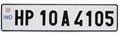 Car number plates reflective sheeting DM8200G 3