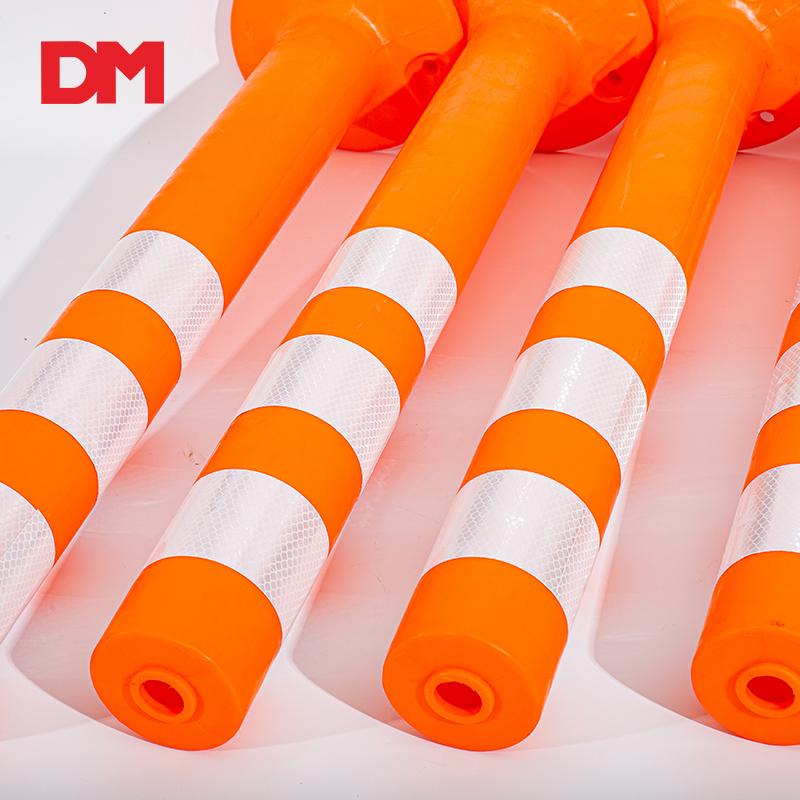 DM3810 Flexible workzone sheeting PVC traffic cones 5