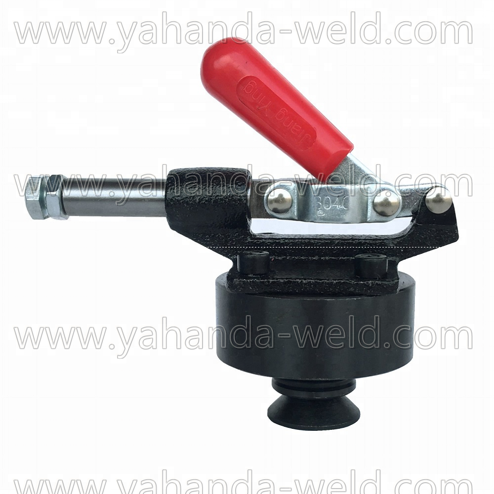 Horizontal Toggle Clamp with Universal Stop for 3D/2D Welding Table