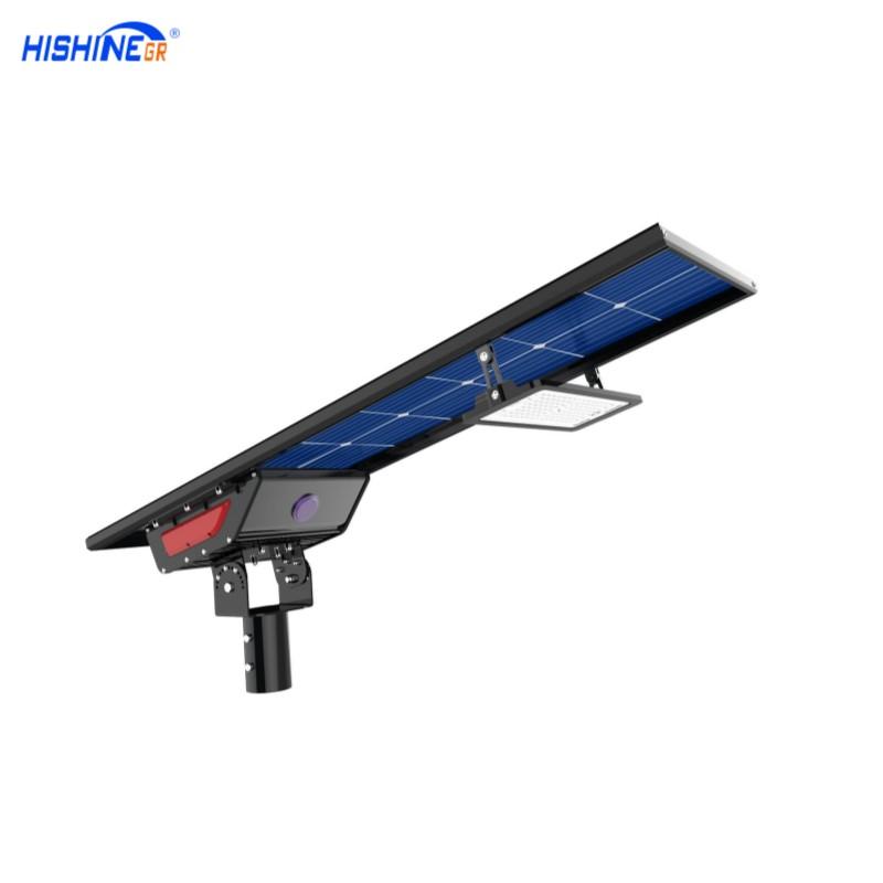 Hishine Bifacial Solar Street Light,unique design urban street light 3