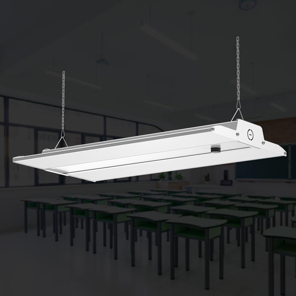 外貿新款LED線性工礦燈室內防眩暈天棚燈辦公室球室專用高棚燈40w 2