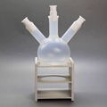 蒸餾反應裝置PFA燒瓶單頸標準口PFA圓底反應瓶新材料用 1