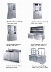 Stainless steel medical bench