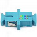 Fiber Adapter SC to SC Simplex Duplex Plastic Metal 6