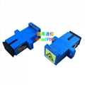 Shutter Adapter SC Coupler Simplex Duplex Adaptor with Cover 4