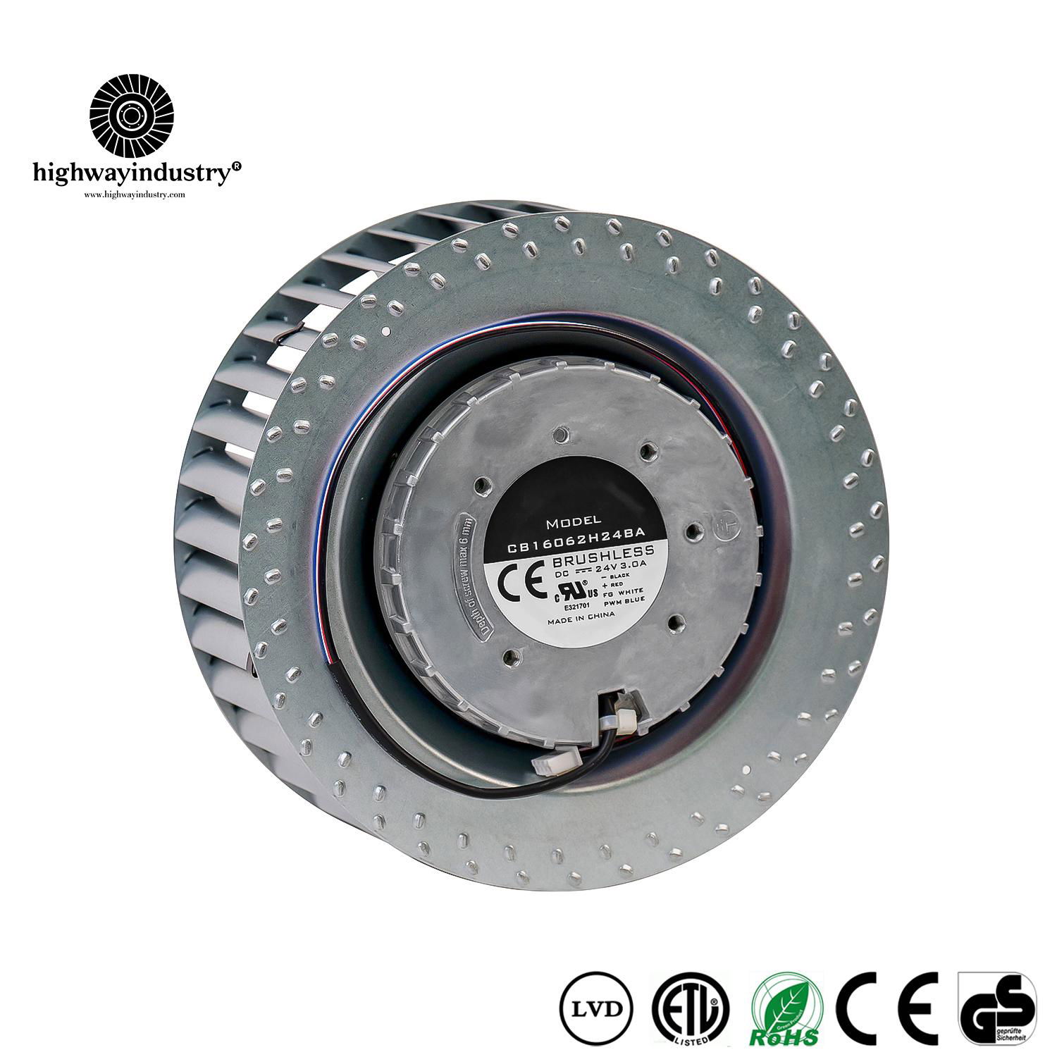 Highway Industry 120/133/175/140/160/180mm DC Forward Curved centrifugal Fan 2