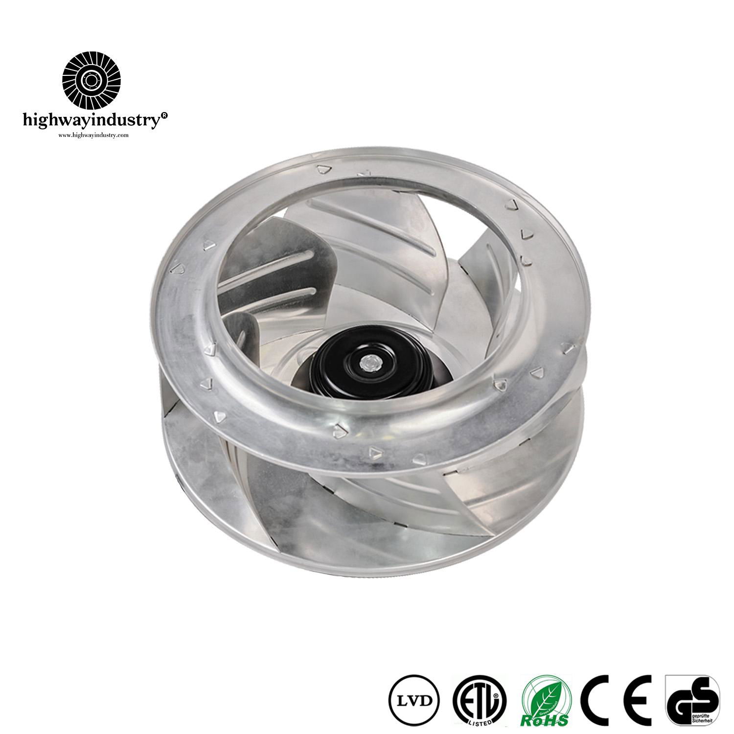 Highway EC industrial  Brushless Backward Curved Centrifugal fan for condenser 3