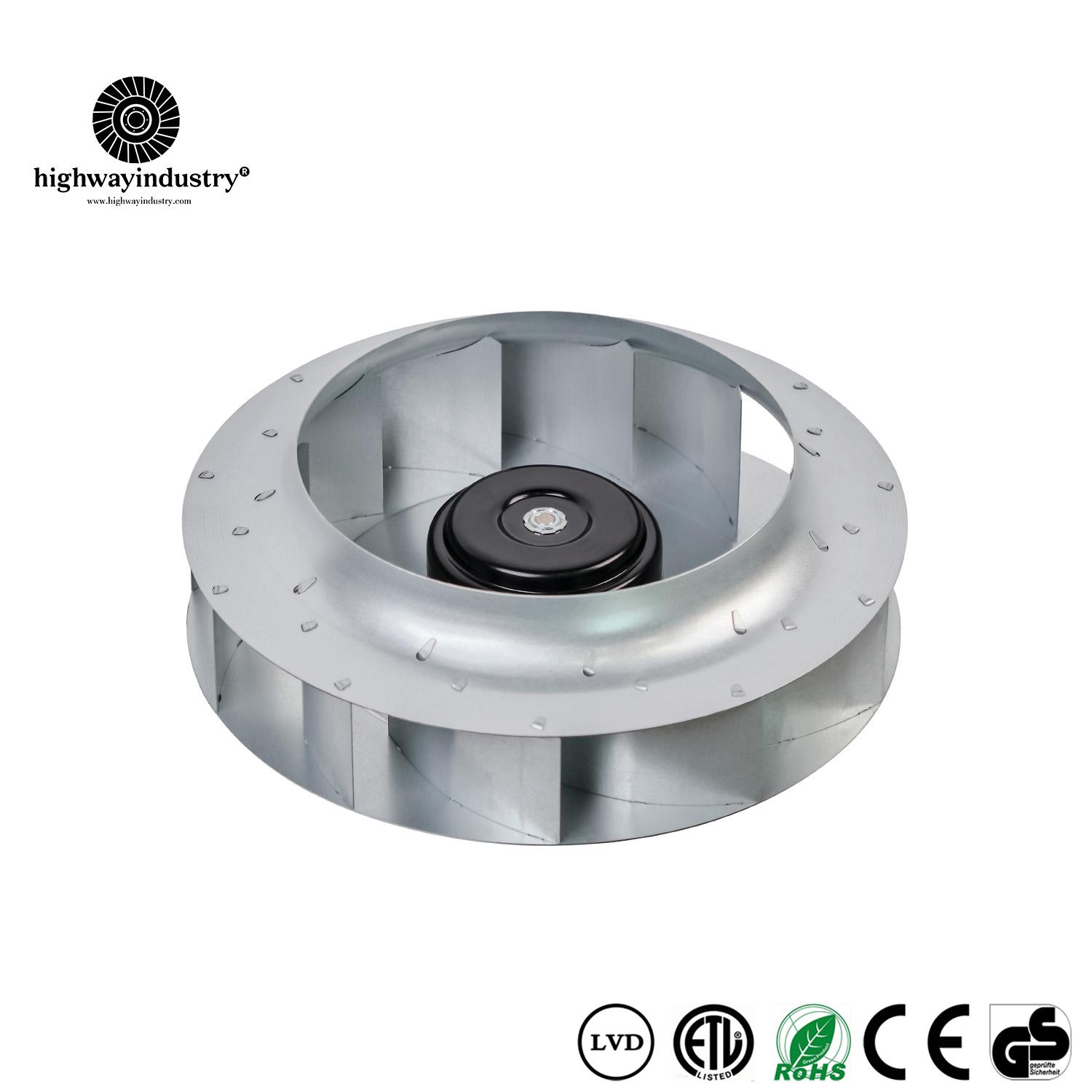 Highway EC industrial  Brushless Backward Curved Centrifugal fan for condenser 4