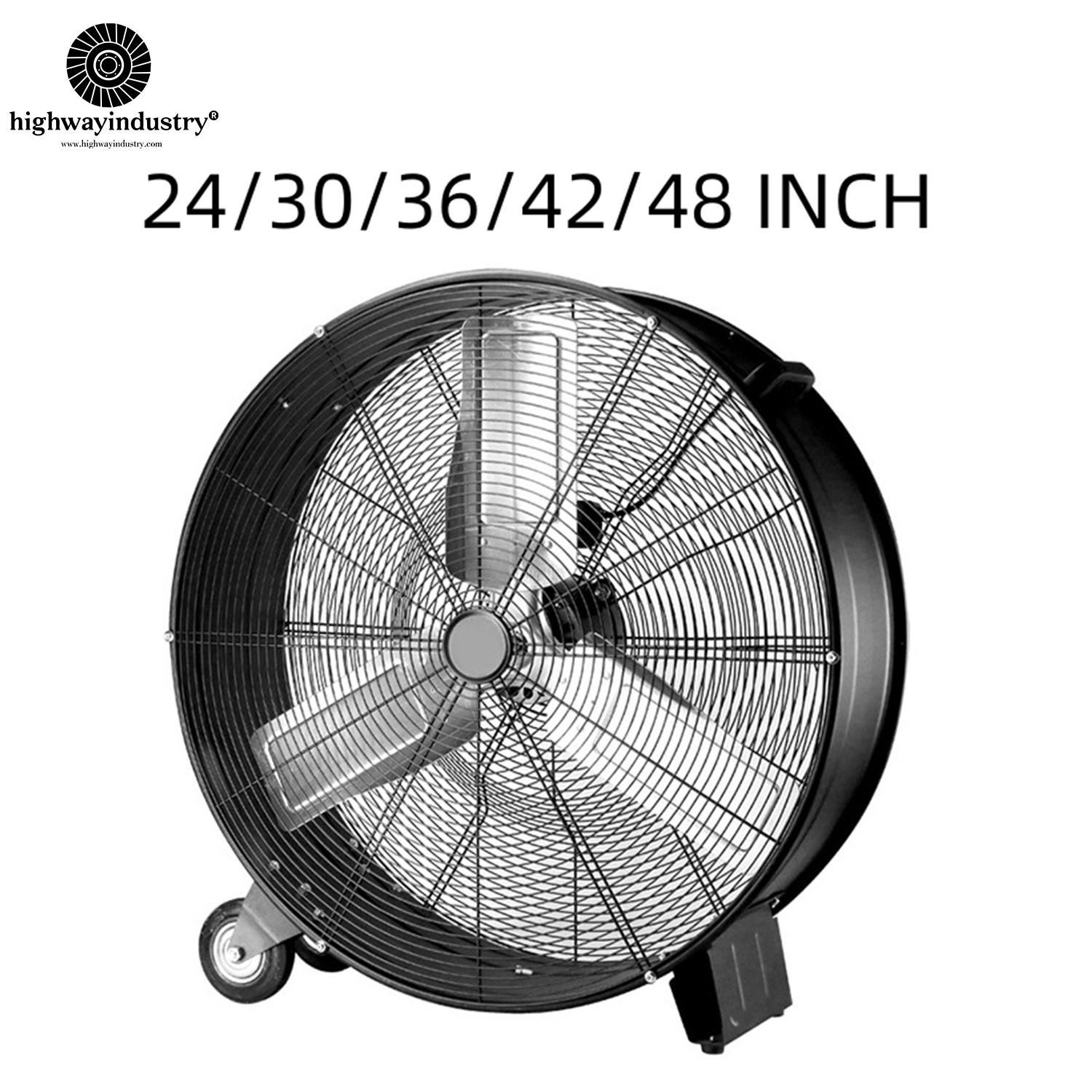 Highway 1000mm Large Size workshop Powerful Removable Round Industrial Drum Fan 