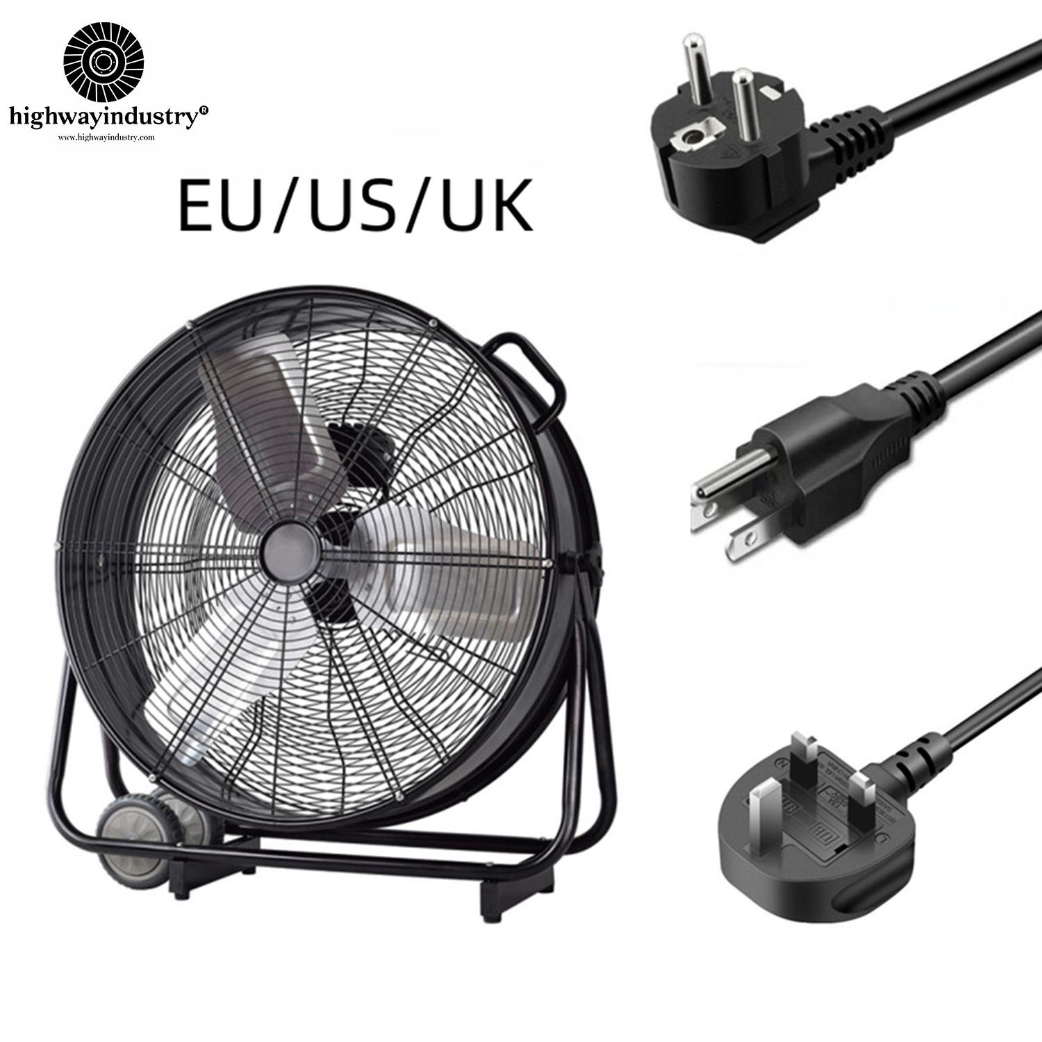 Highway 1000mm Large Size workshop Powerful Removable Round Industrial Drum Fan  4